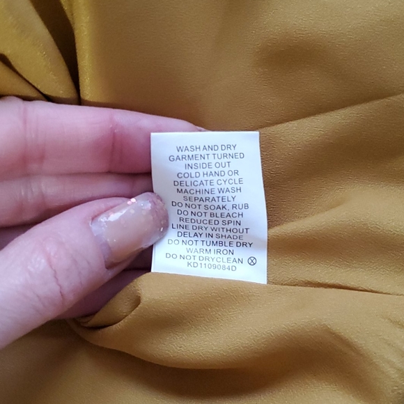 NWOT - Mustard Dress - Picture 5 of 6